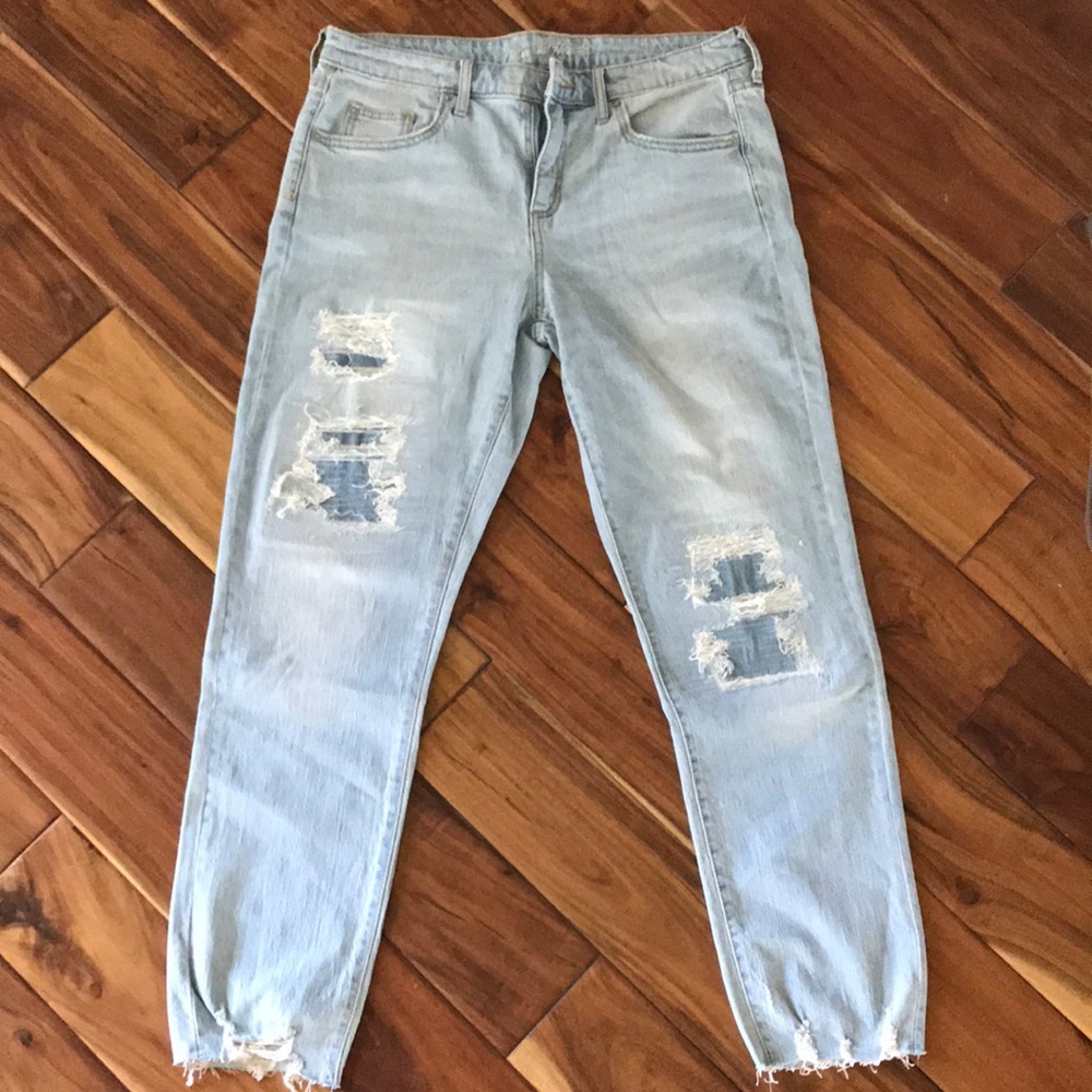 light wash jeans